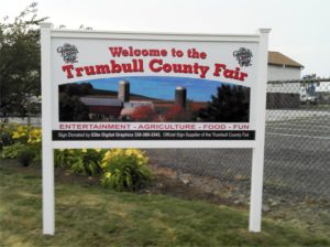 PVC Post and Panel structure for the Trumbull County Fair